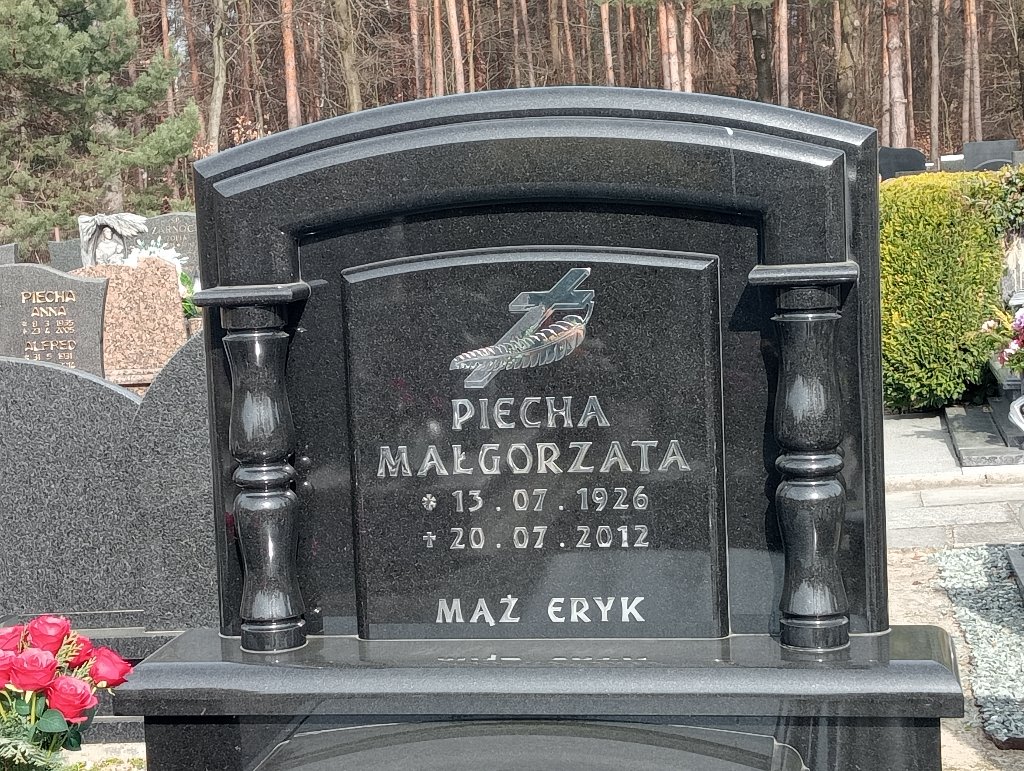 Grób Małgorzata Piecha
